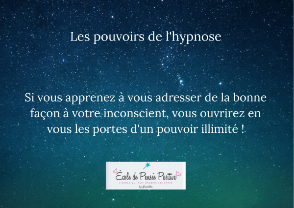 Comment fonctionne l'hypnose - Ecole de pensee positive